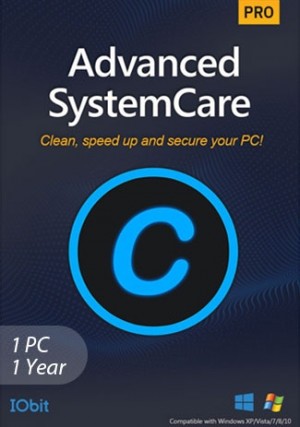 iObit Advanced SystemCare 18 Pro - 1 PC (1 Year)