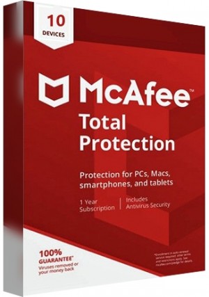 McAfee Total Protection - 10 Devices/1 Year