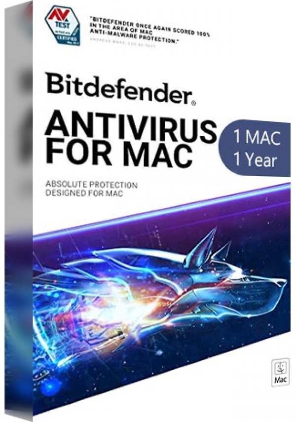 Bitdefender Antivirus for Mac/ 1 MAC (1 Year)