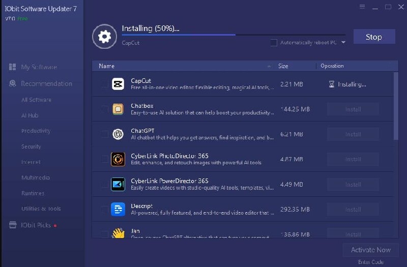 buy IObit Software Updater 7